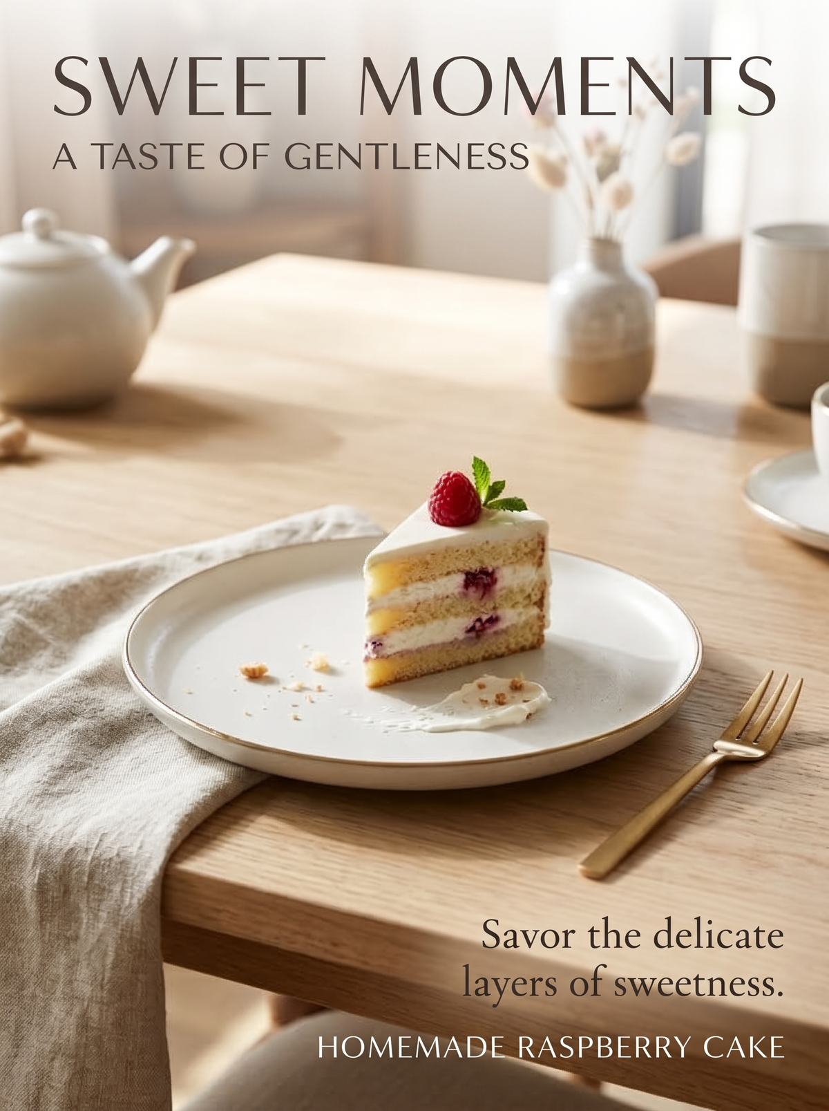 Lustre Edge Dessert Plate