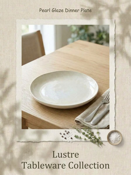 Pearl Glaze Dinner Plate