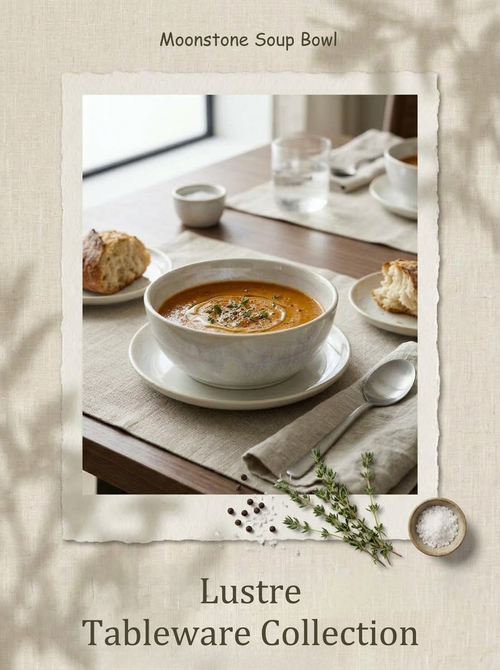 Moonstone Soup Bowl