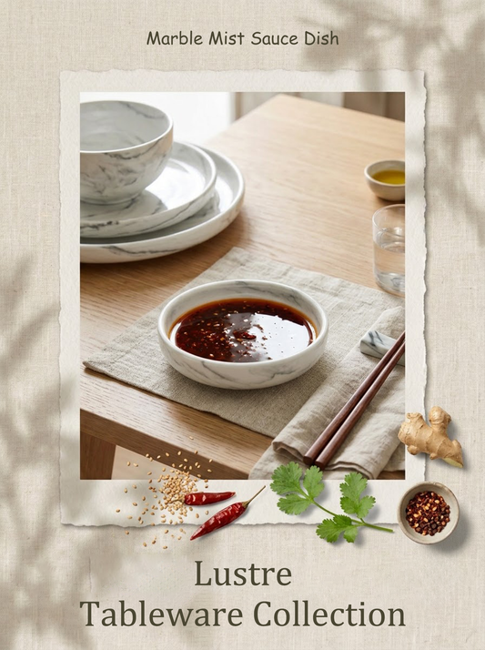 Marble Mist Sauce Dish
