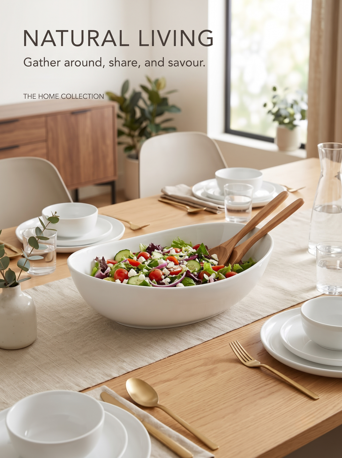 Classic Oval Serving Bowl
